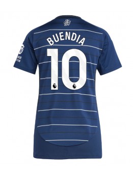 Aston Villa Emiliano Buendia #10 Ausweichtrikot für Frauen 2024-25 Kurzarm